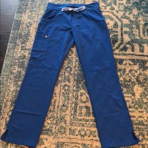 Figs cargo scrub pants- royal blue
